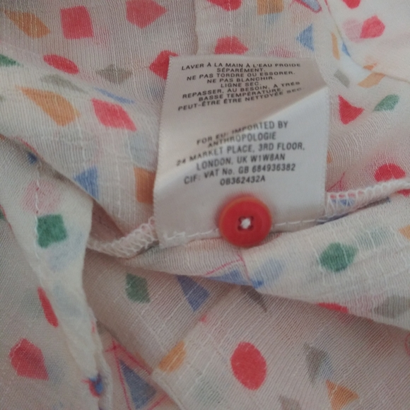 Anthropologie Maeve Peplum blouse Size XS - Picture 4 of 9